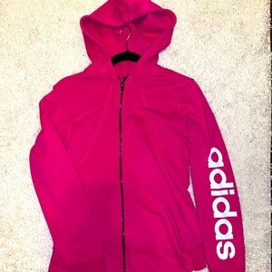 ADIDAS zip up sweater